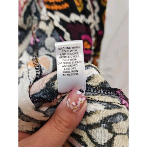 Cato XL Women Multicolor Vest Sleeveless Open Front Paisley Ikat Bold Ethnic - Picture 9 of 13